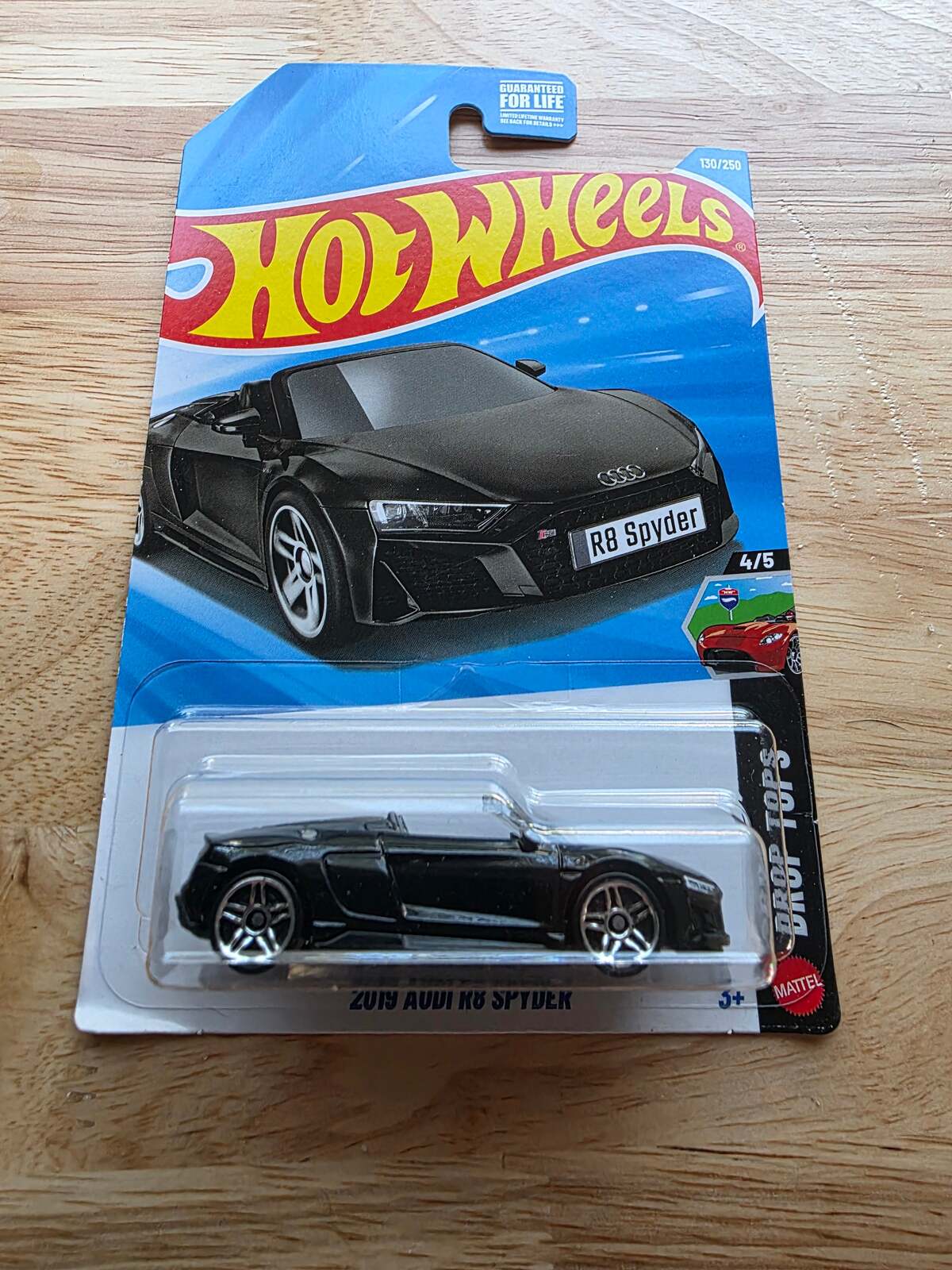 Hot Wheels 2019 Audi R8 Spyder | Drop Tops 4/5 | 130/250