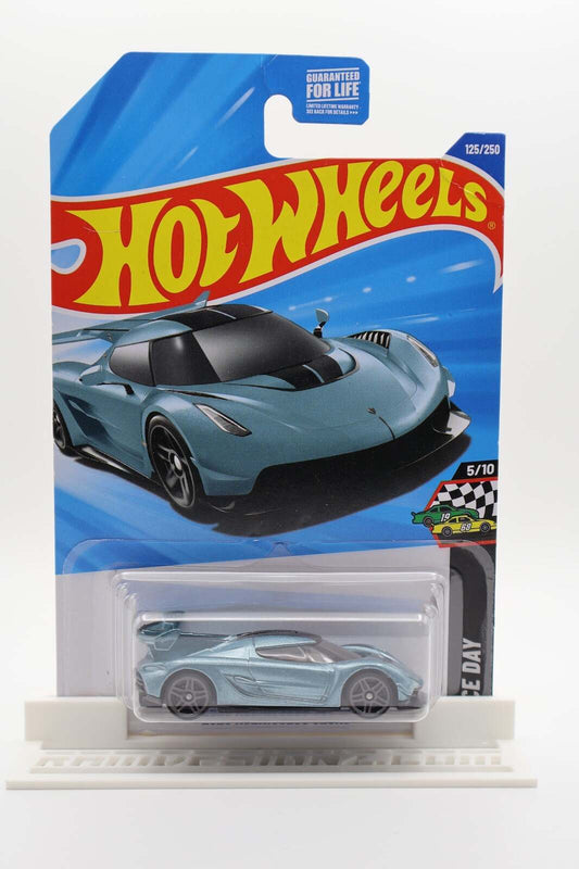 Hot Wheels 2020 Koenigsegg Jesko - Horizon Blue | HW Race Day 5/10 | 125/250