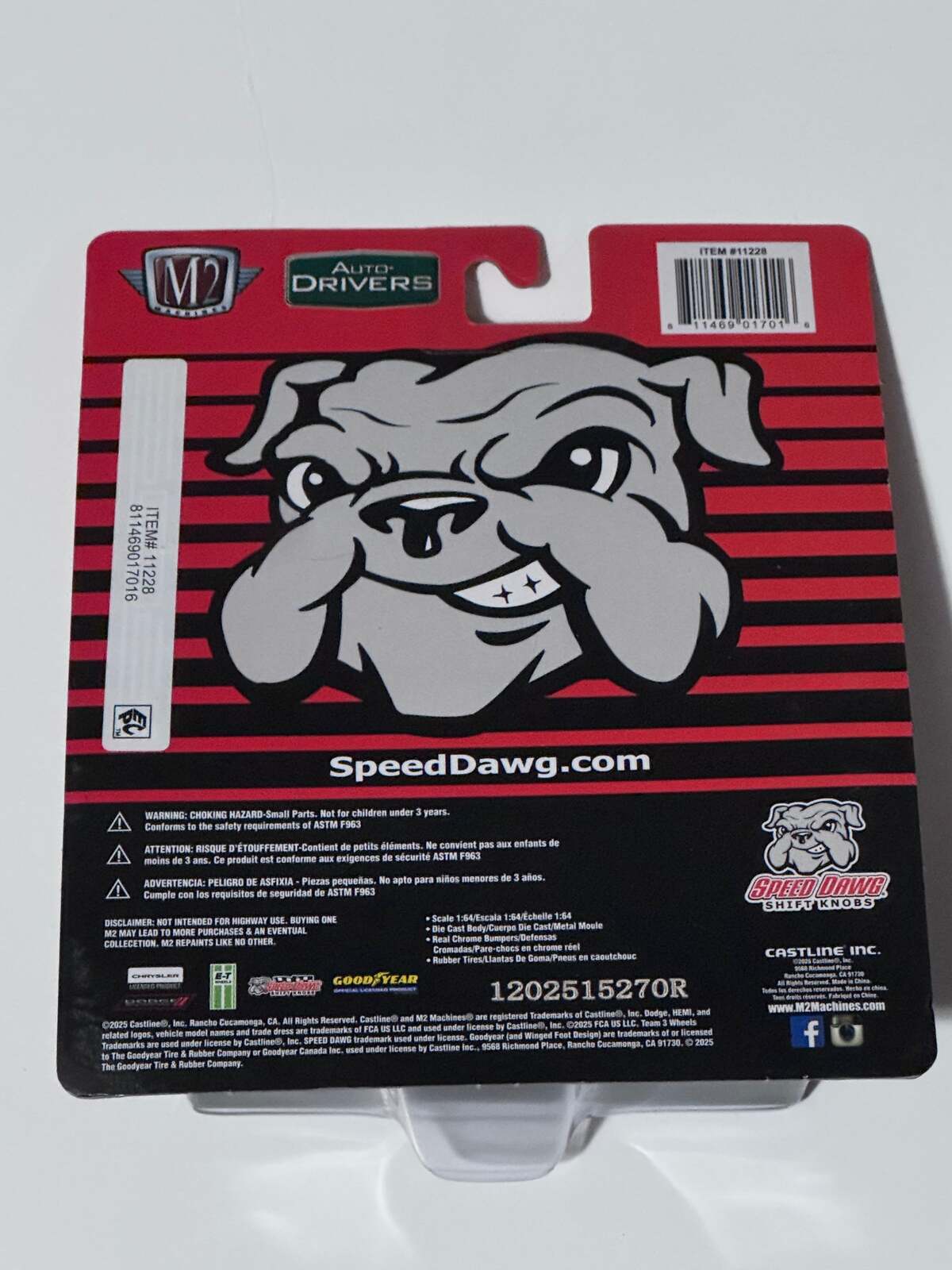 M2 Speed Dawg 1966 Dodge Charger 1:64