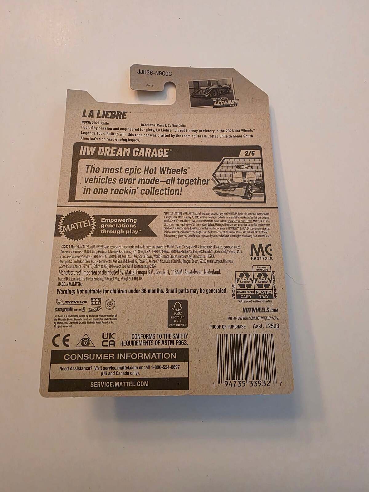 Hot Wheels La Liebre | HW Dream Garage 2/5 | 31/250