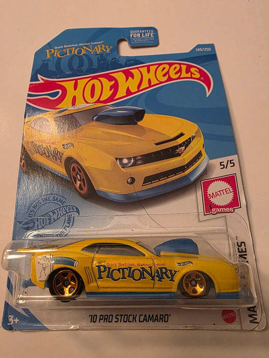 Hot Wheels '10 Pro Stock Camaro | Mattel Games 5/5 | 149/250