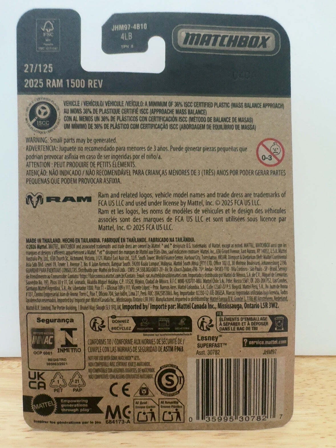Matchbox 2025 Ram 1500 REV | 27/125