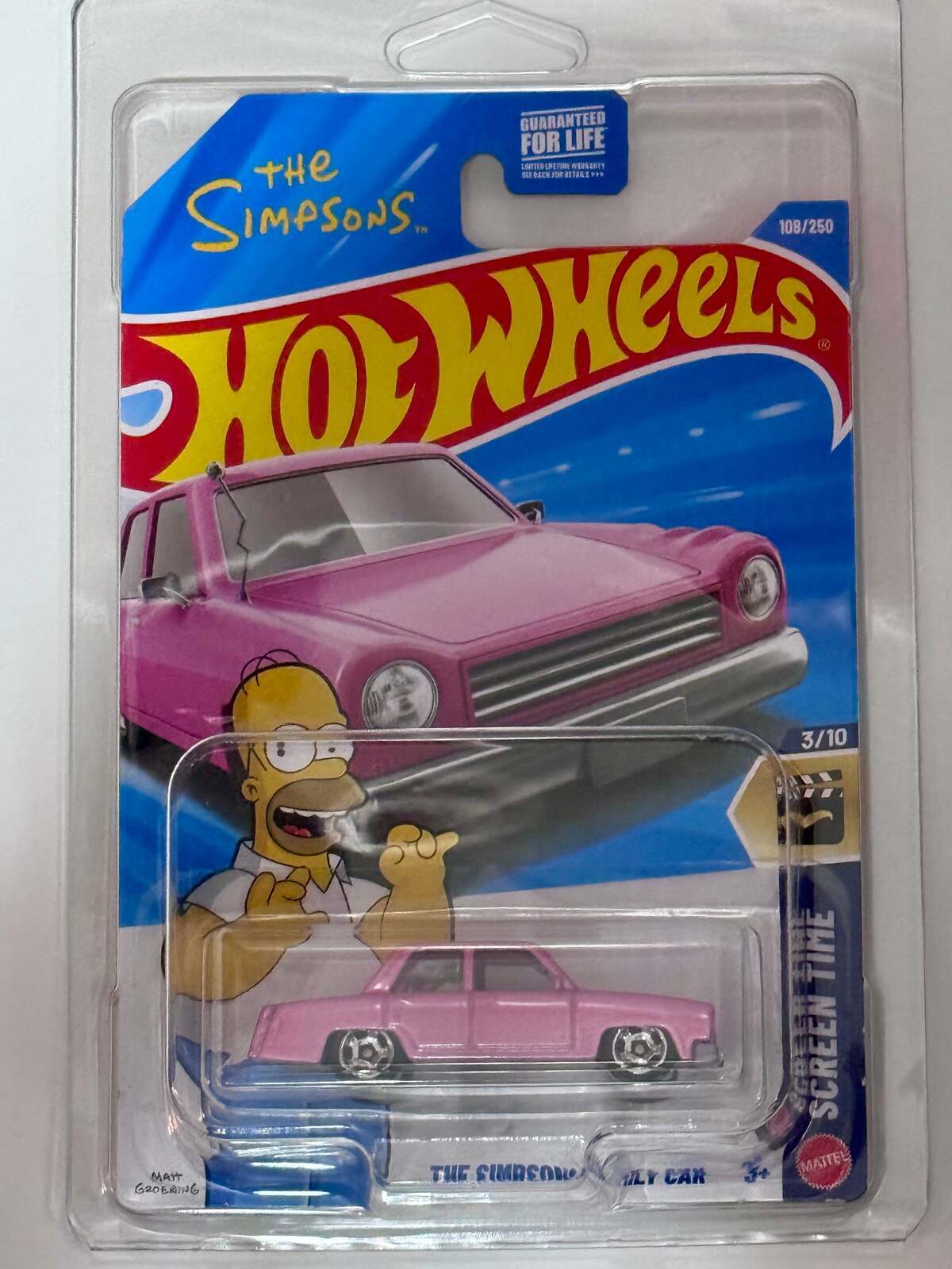 2026 Hot Wheels The Simpsons Family Car Screen Time 108/250