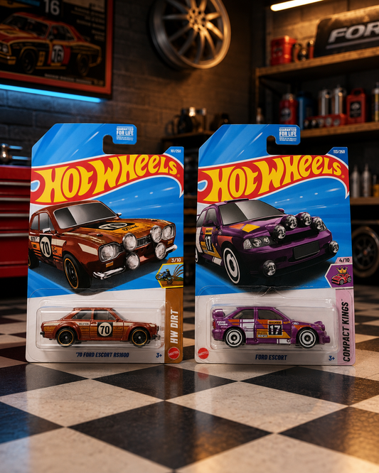 Ford Escort Hot Wheels 2-Pack Bundle