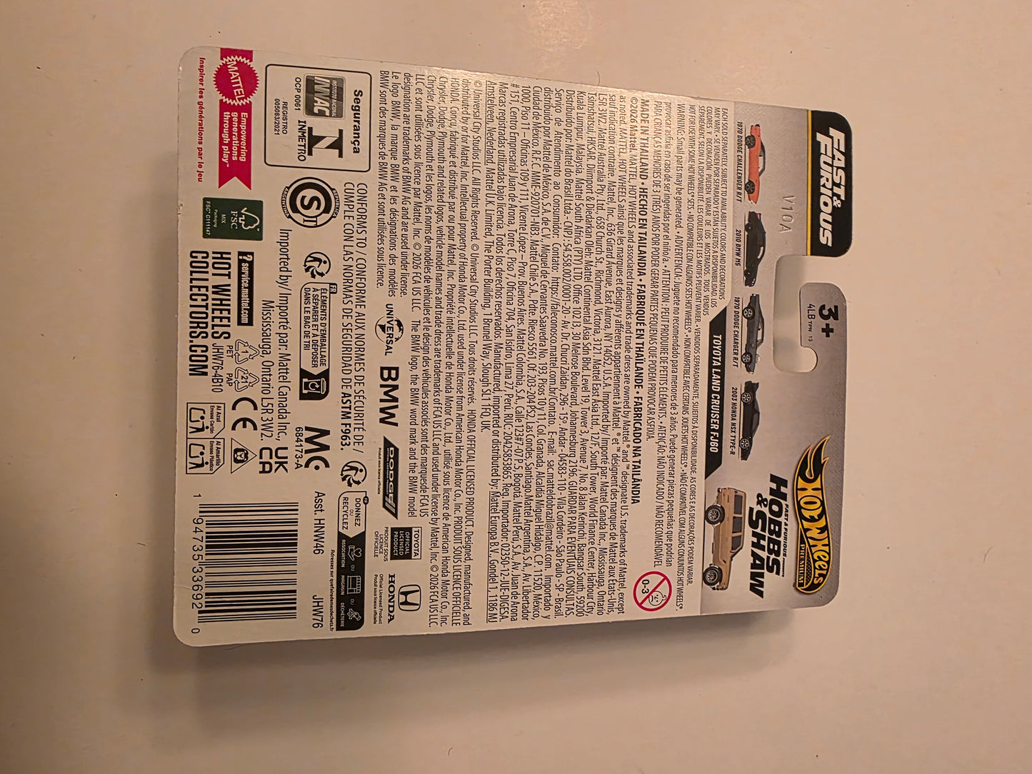DC-0320 back - Hot Wheels Toyota Land Cruiser FJ60