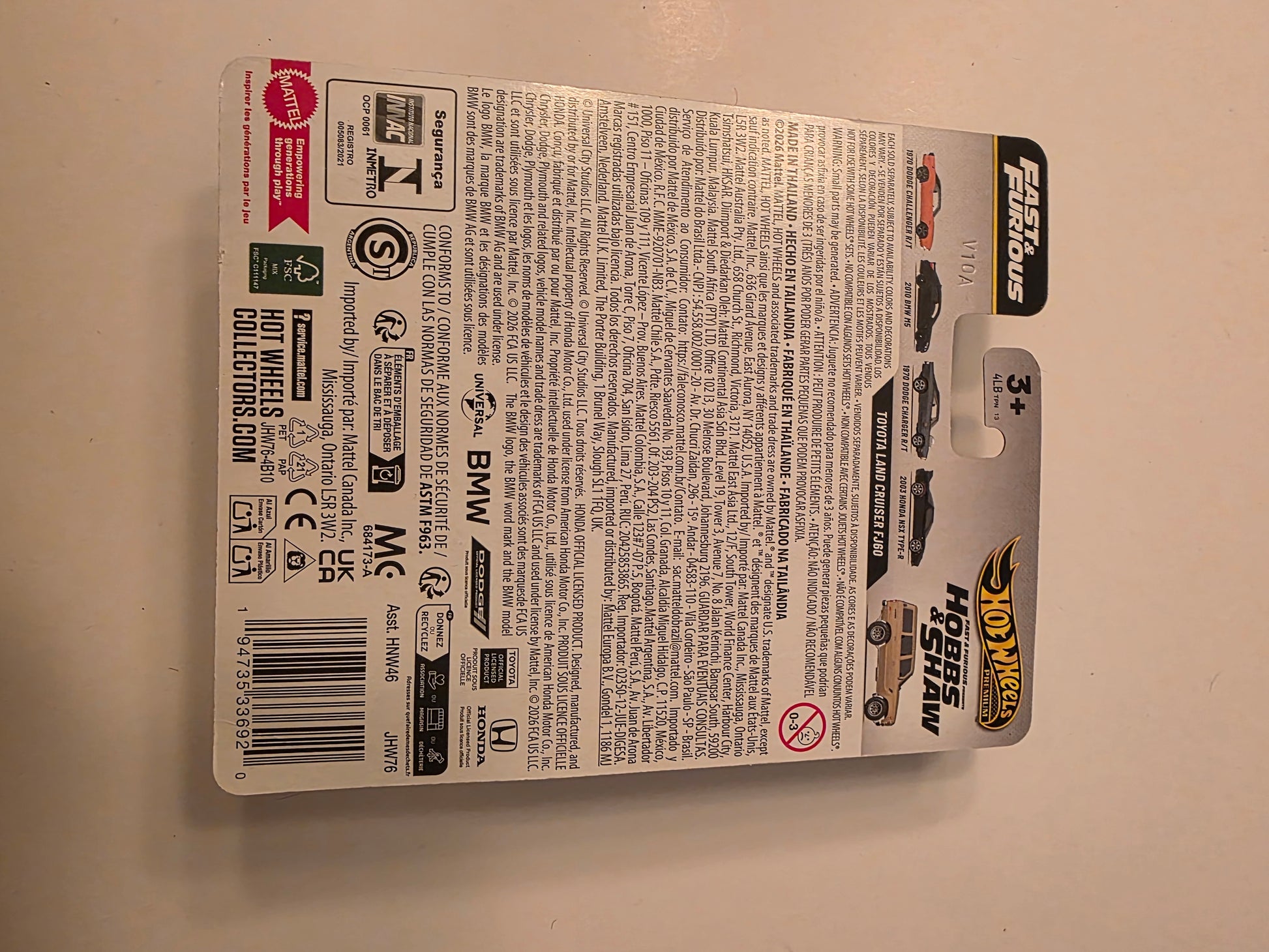 DC-0320 back - Hot Wheels Toyota Land Cruiser FJ60