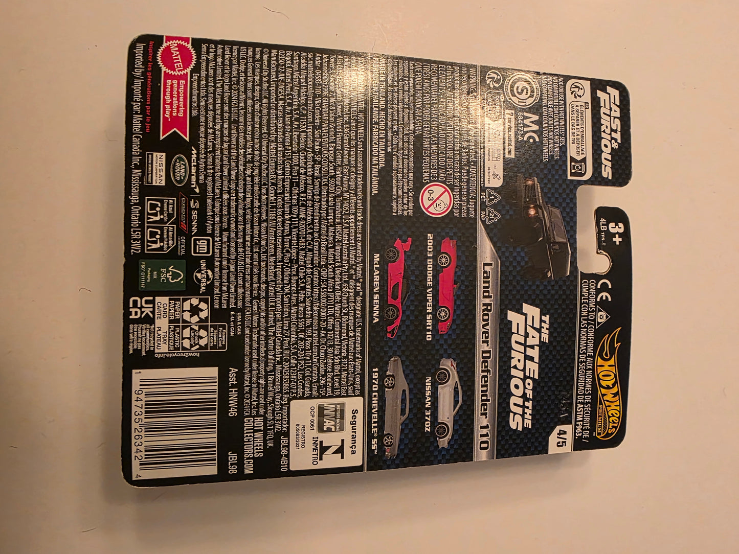 DC-0321 back - Hot Wheels Land Rover Defender 110