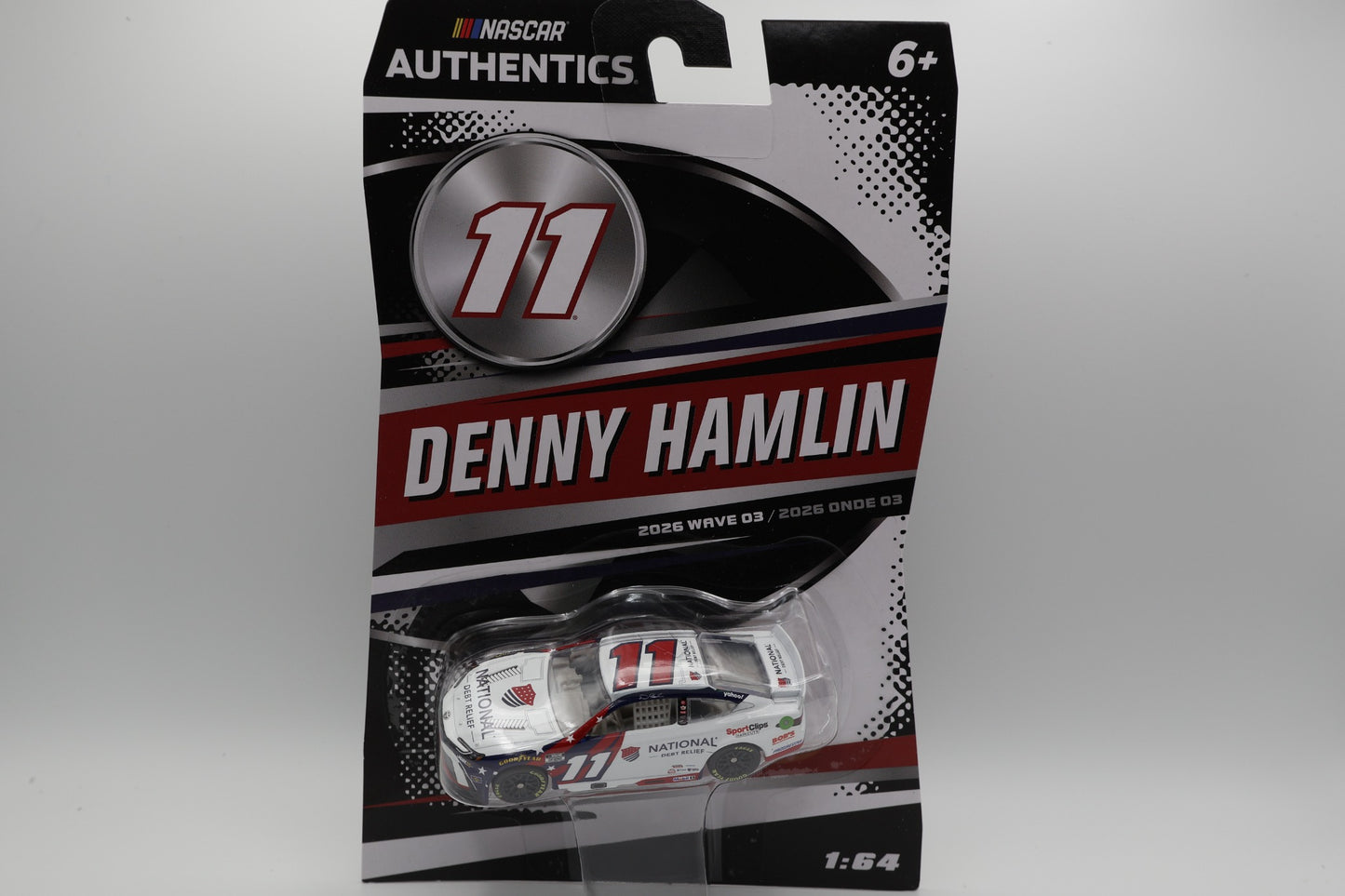 Denny Hamlin #11 National Debt Relief NASCAR Authentics 2026 Wave 03 front