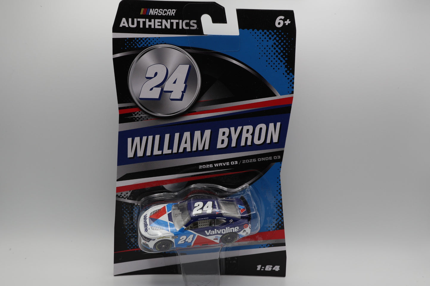 William Byron #24 Valvoline NASCAR Authentics 2026 Wave 03 front