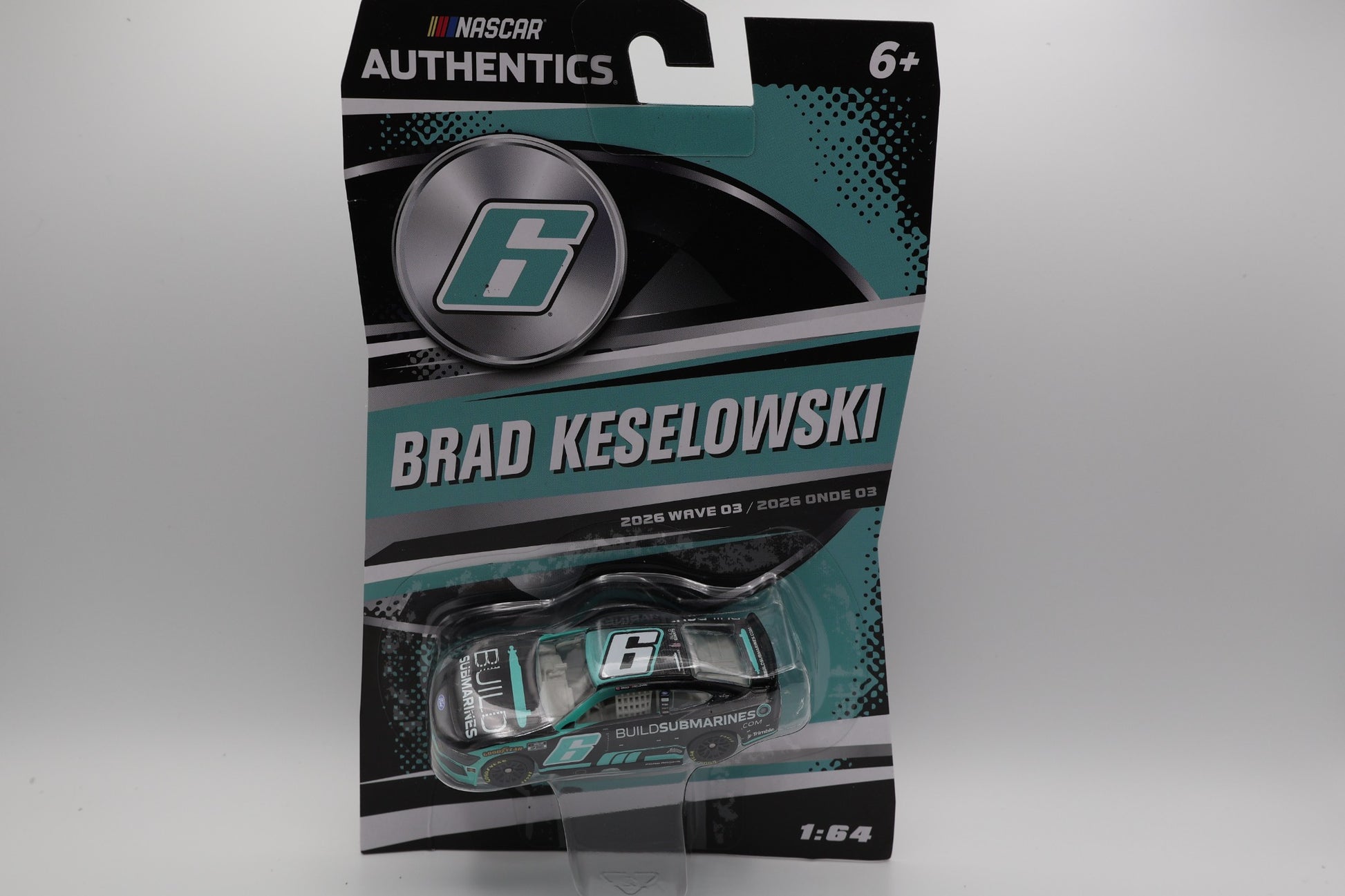 Brad Keselowski #6 BuildSubmarines NASCAR Authentics 2026 Wave 03 front