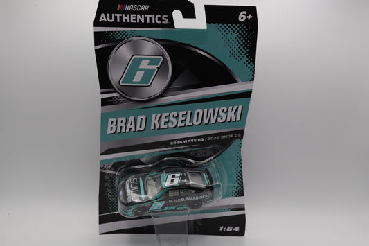 Brad Keselowski #6 BuildSubmarines NASCAR Authentics 2026 Wave 03 front