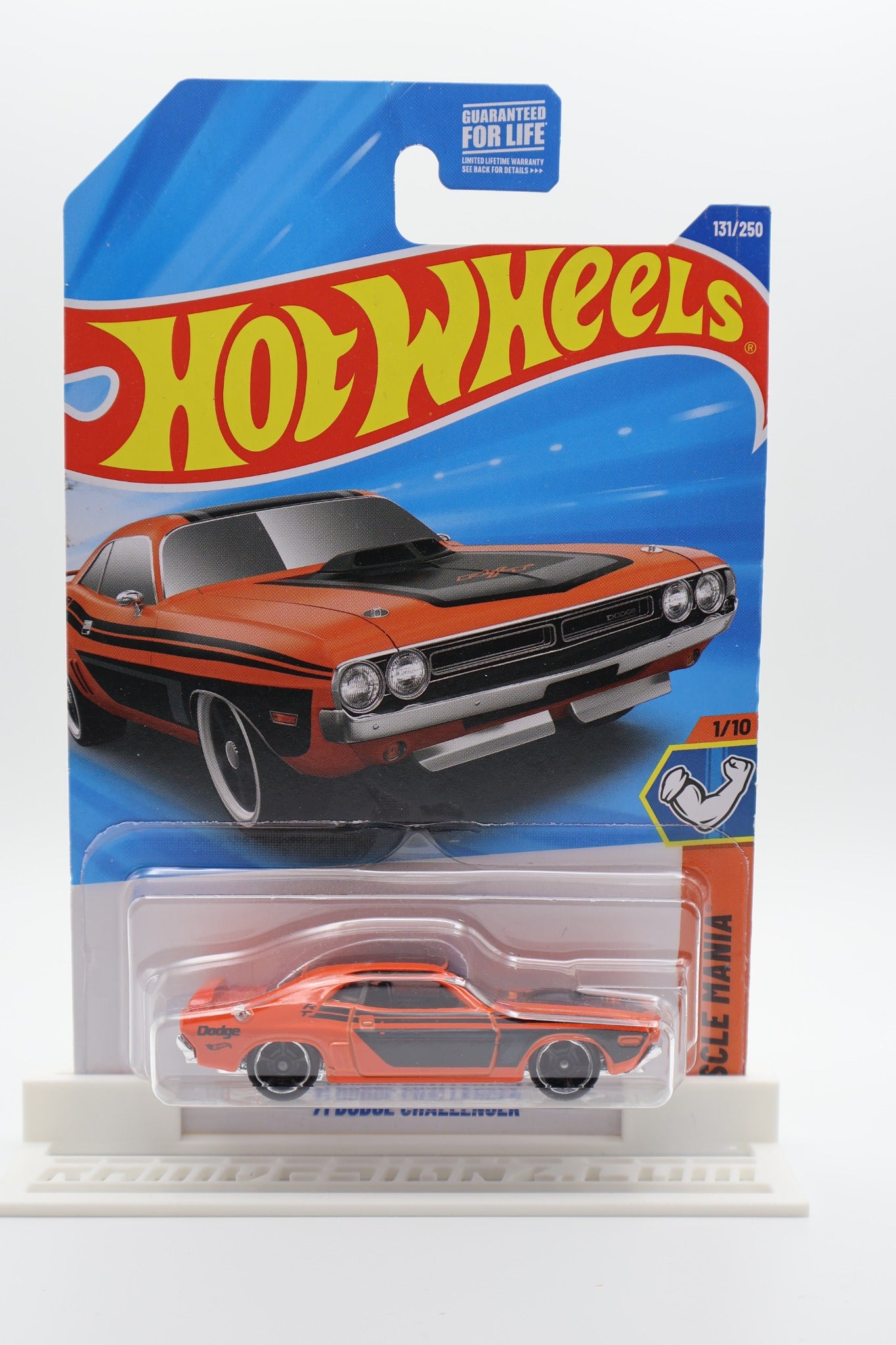 Hot Wheels '71 Dodge Challenger orange Muscle Mania 1/10 131/250