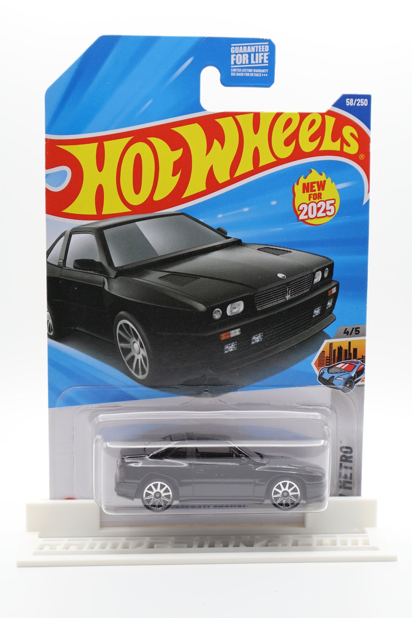 Hot Wheels Maserati Shamal black HW Metro 4/5 58/250