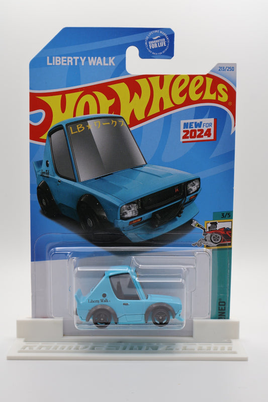 Hot Wheels Nissan Skyline 2000GT-R LBWK Tooned sky blue 3/5 213/250