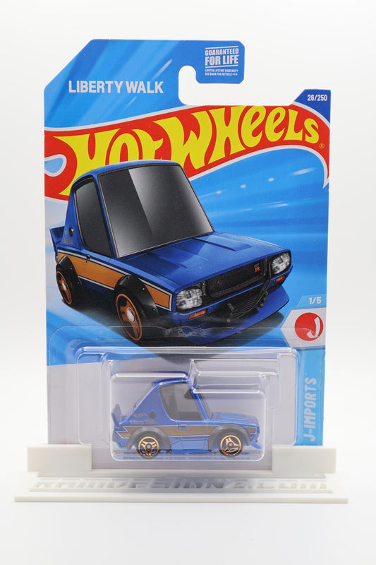 Hot Wheels Nissan Skyline 2000GT-R LBWK blue orange HW J-Imports 1/5 26/250