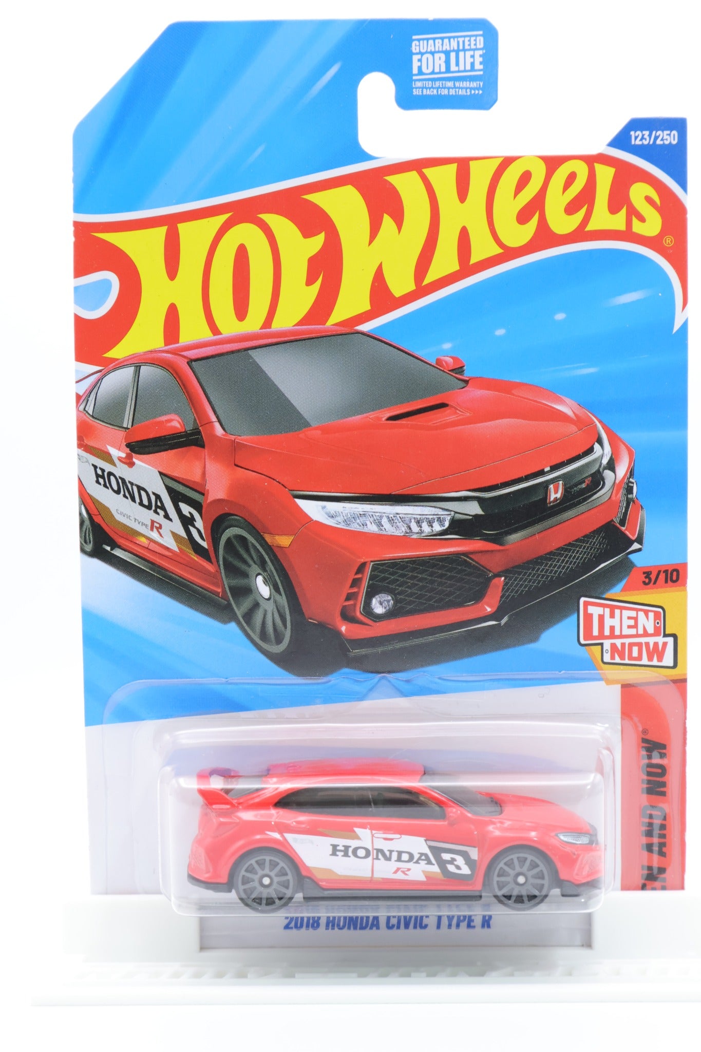 Hot Wheels 2018 Honda Civic Type R Rallye Red 123/250