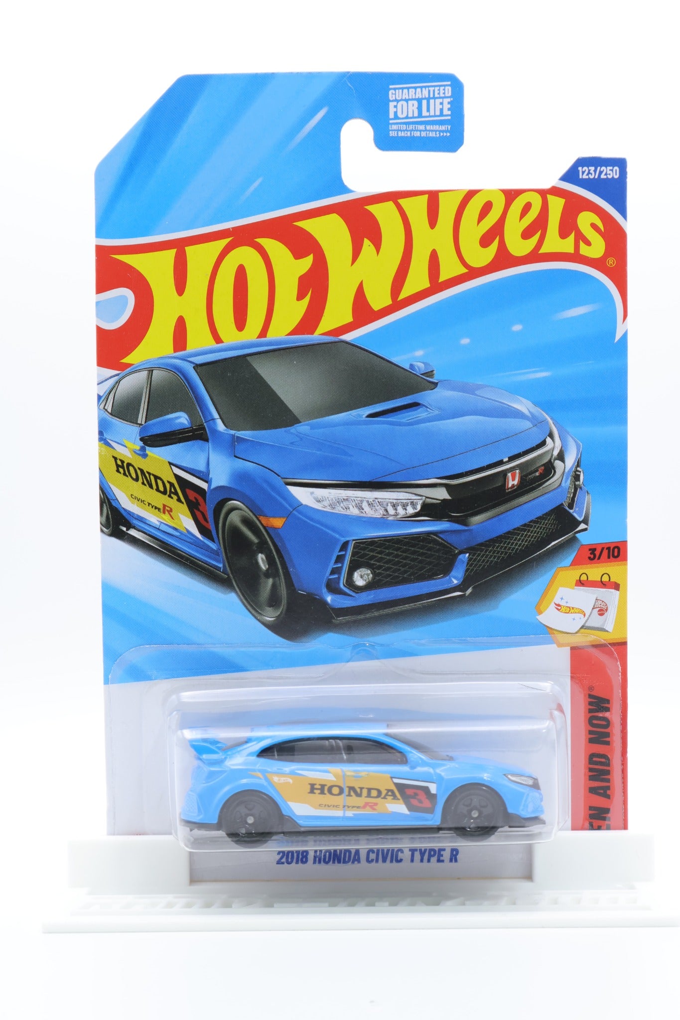 Hot Wheels 2018 Honda Civic Type R Boost Blue 123/250