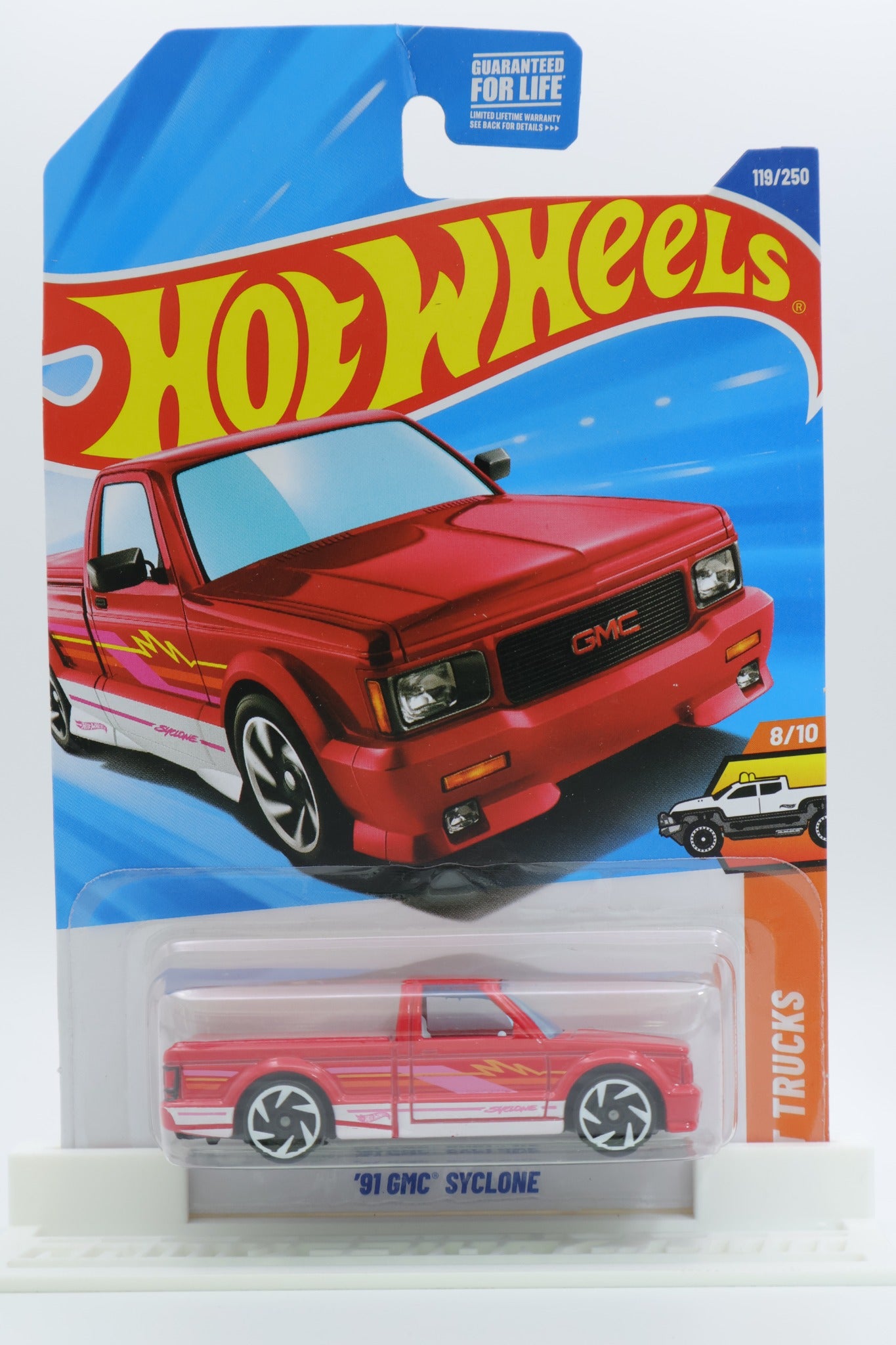 Hot Wheels '91 GMC Syclone red 119/250