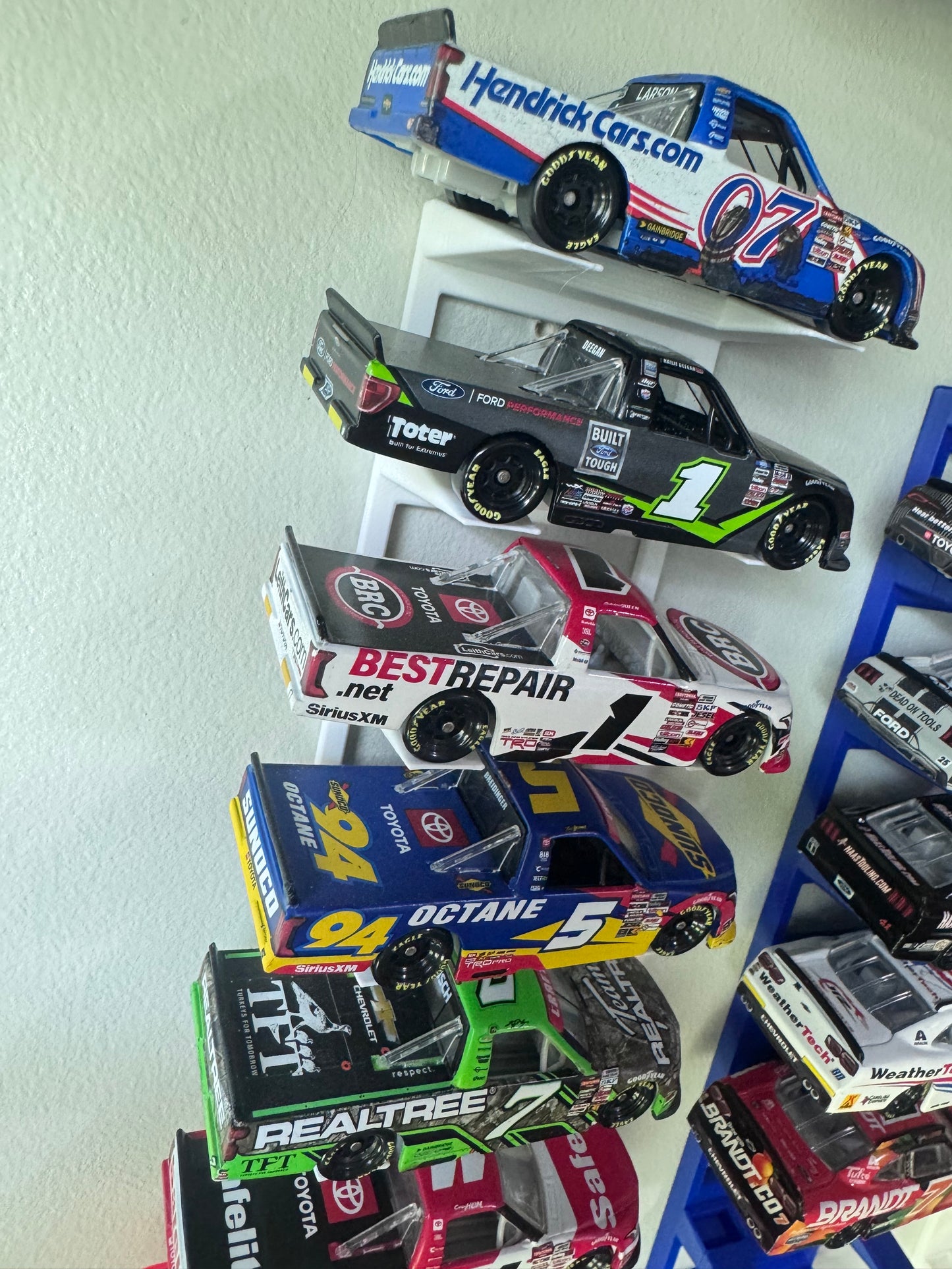 1/64 Scale NASCAR Wall Display Stand | 1–10 Car