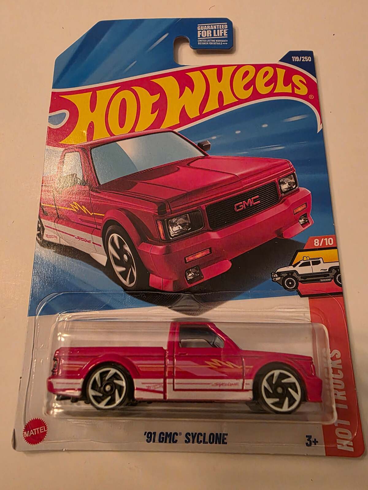 Hot Wheels '91 GMC Syclone | Hot Trucks 8/10 | 119/250