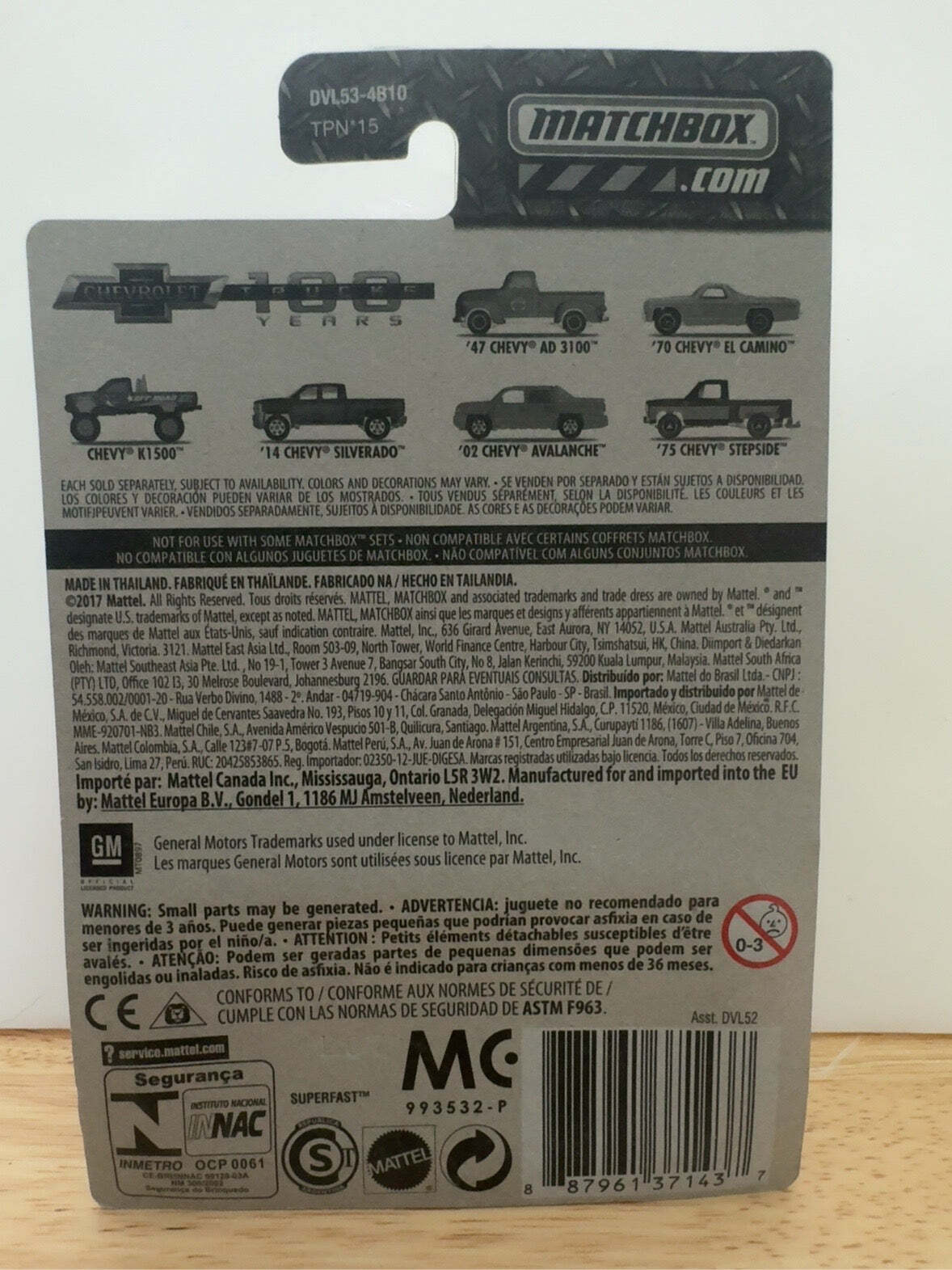Matchbox ’47 Chevy AD 3100 | Chevrolet Trucks 100 Years