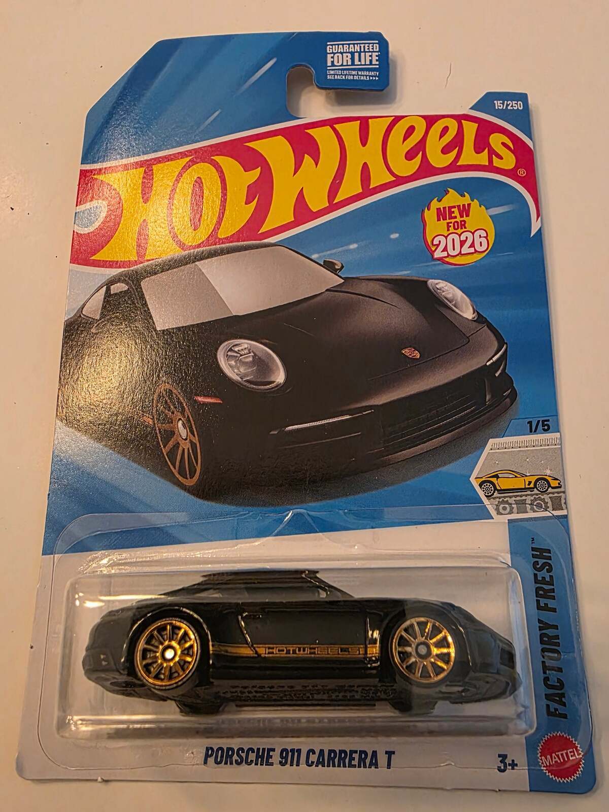 Hot Wheels Porsche 911 Carrera T | Factory Fresh 1/5 | 151/250