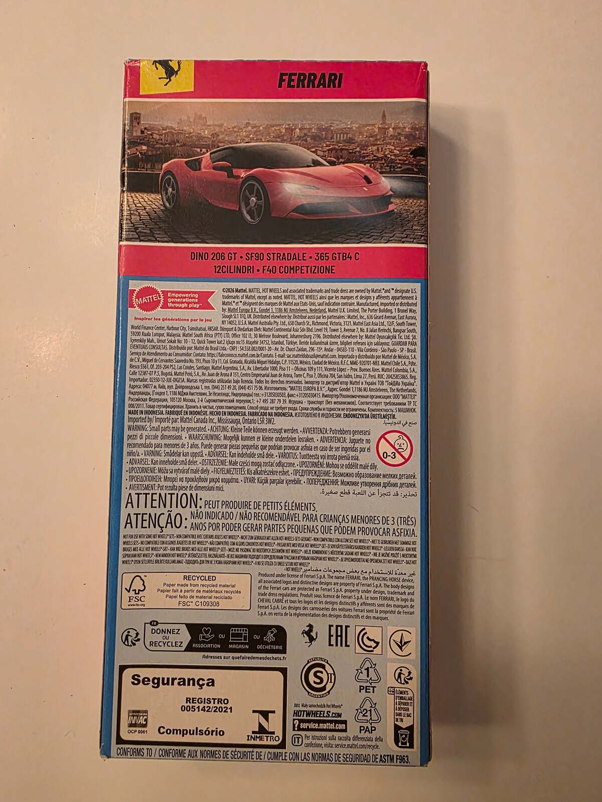 Hot Wheels Ferrari 5-Pack