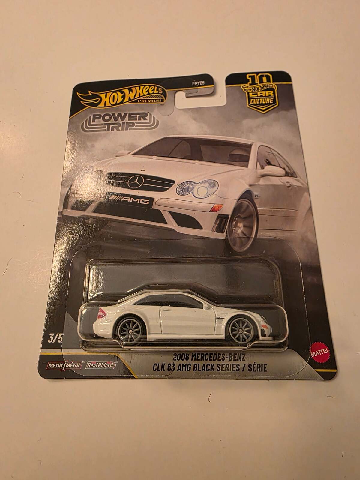 Hot Wheels 2008 Mercedes-Benz CLK 63 AMG Black Series | Power Trip 3/5