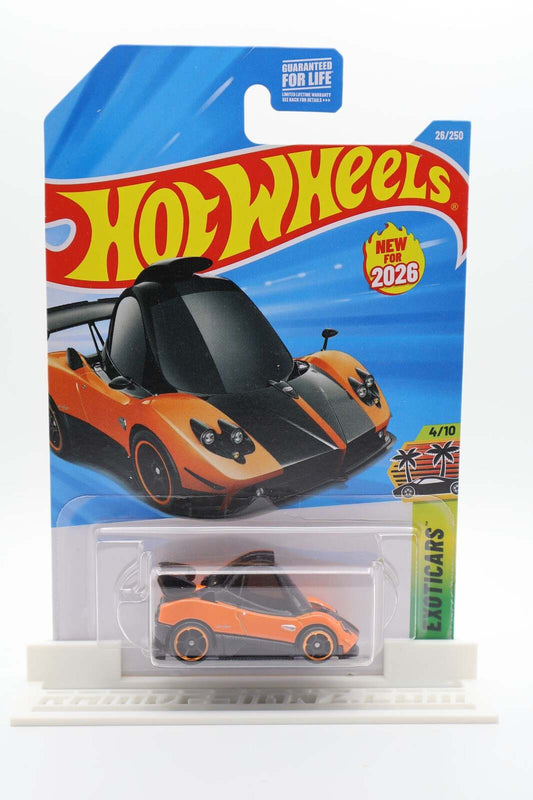 Hot Wheels Pagani Zonda Cinque - Orange | Exoticars 4/10 | 26/250