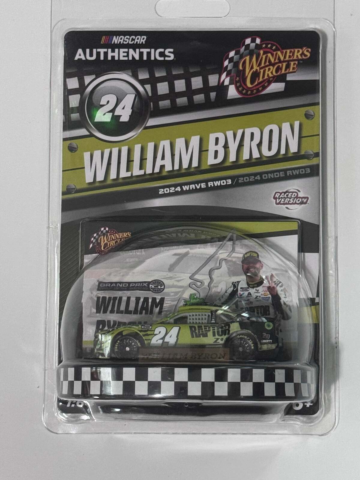 NASCAR Winner's Circle William Byron #24 COTA Win Raptor 2024