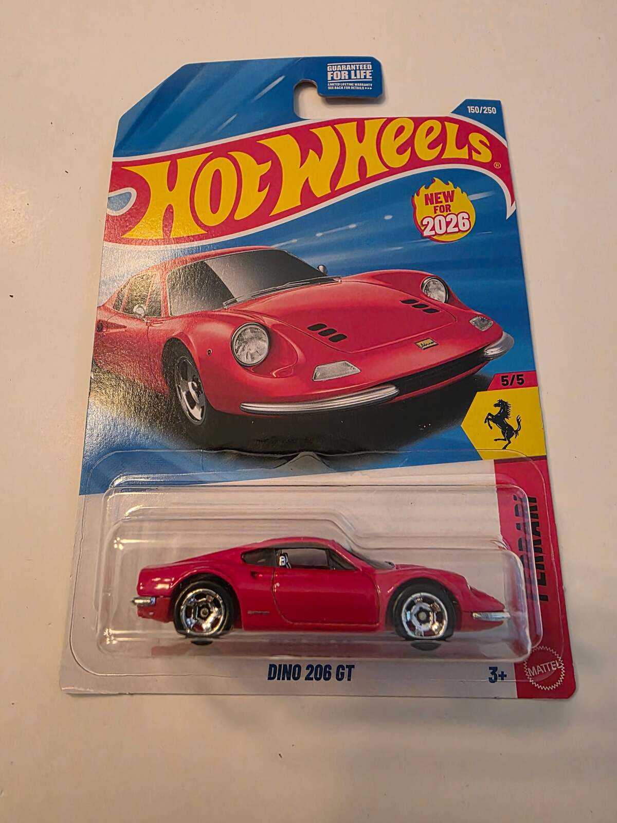 Hot Wheels Dino 206 GT | Ferrari 5/5 | 150/250