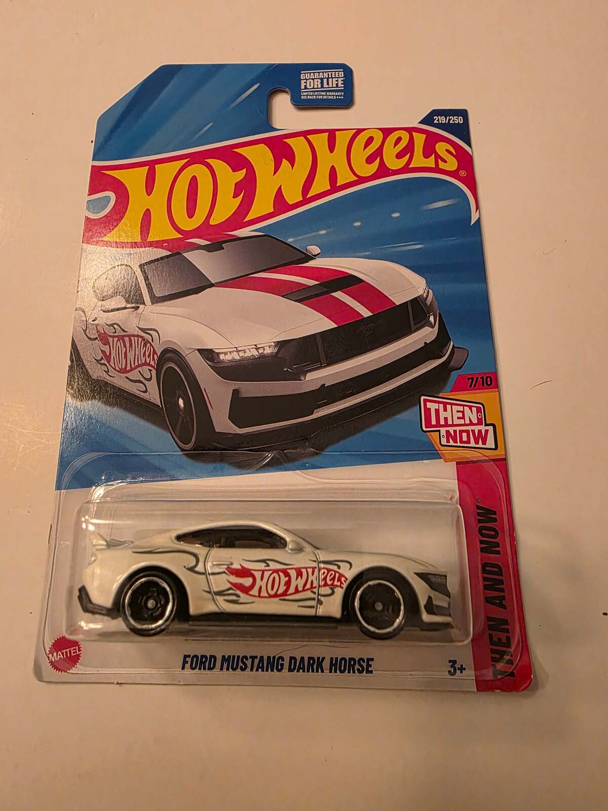 Hot Wheels Ford Mustang Dark Horse | Then and Now 7/10 | 219/250