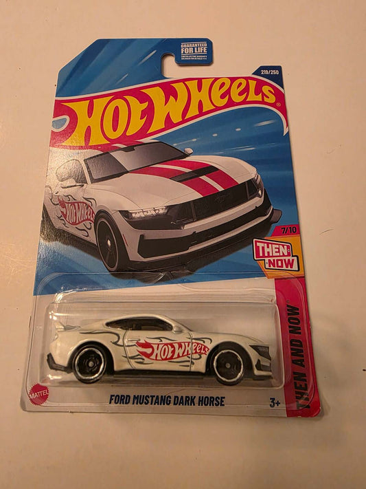 Hot Wheels Ford Mustang Dark Horse | Then and Now 7/10 | 219/250