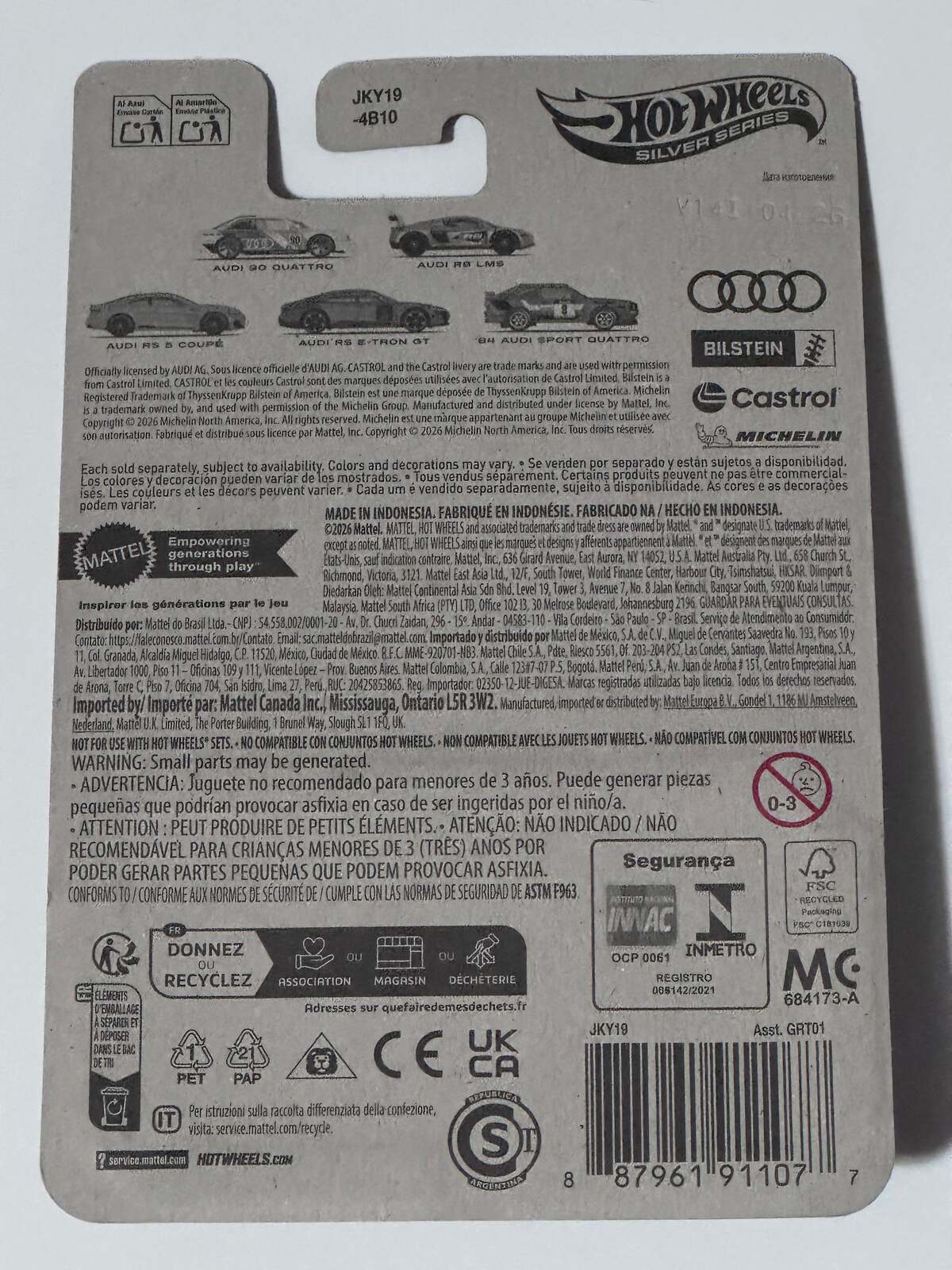 Hot Wheels Silver Series '84 Audi Sport Quattro 5/5