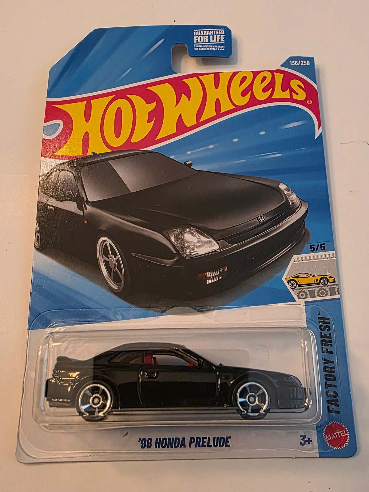 Hot Wheels '98 Honda Prelude | Factory Fresh 5/5 | 156/250