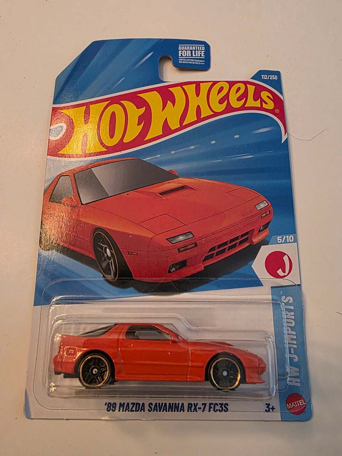 Hot Wheels '89 Mazda Savanna RX-7 FC3S | HW J-Imports 5/10 | 112/250
