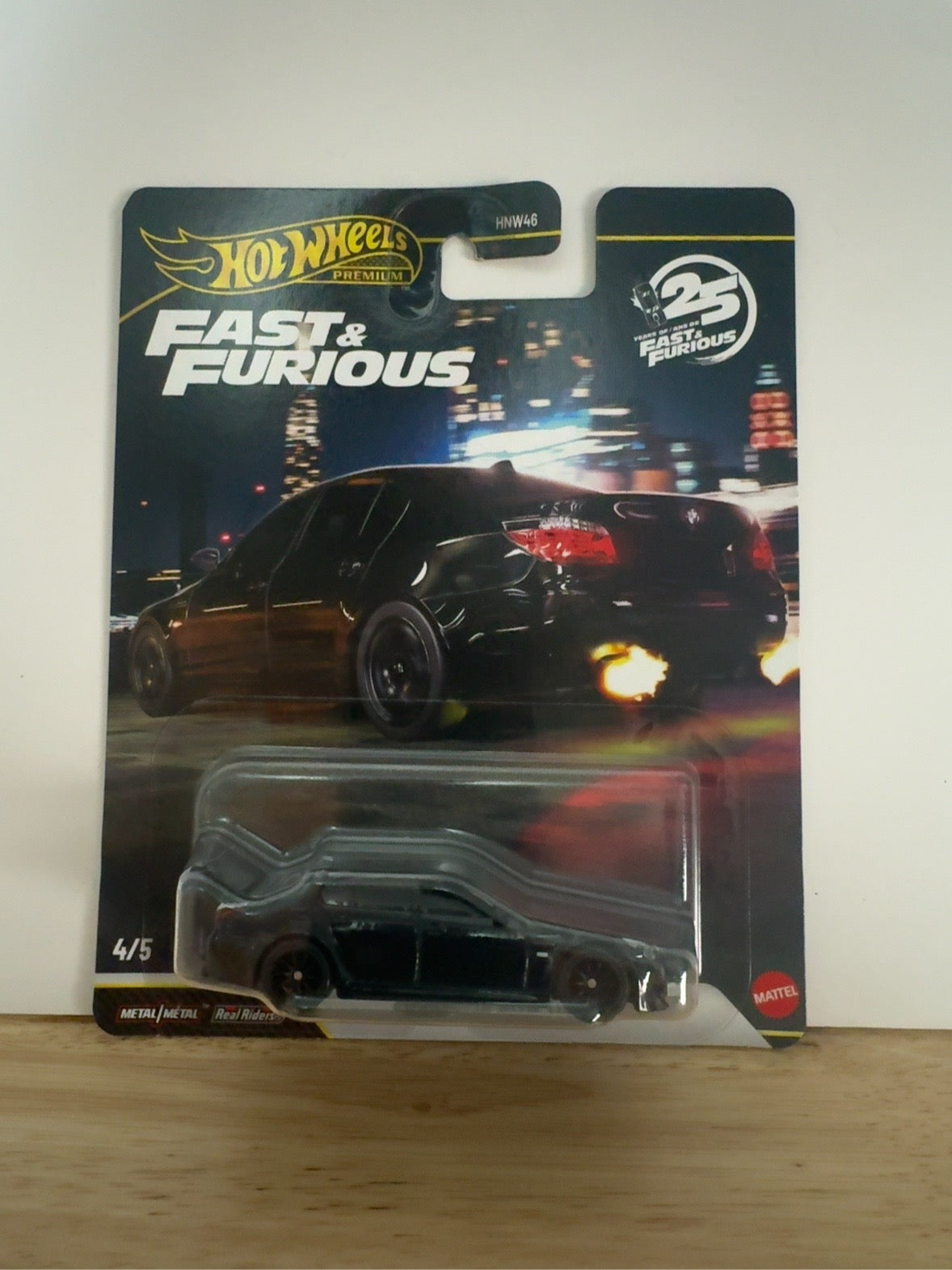 Hot Wheels Premium 2010 BMW M5 Fast & Furious front package view