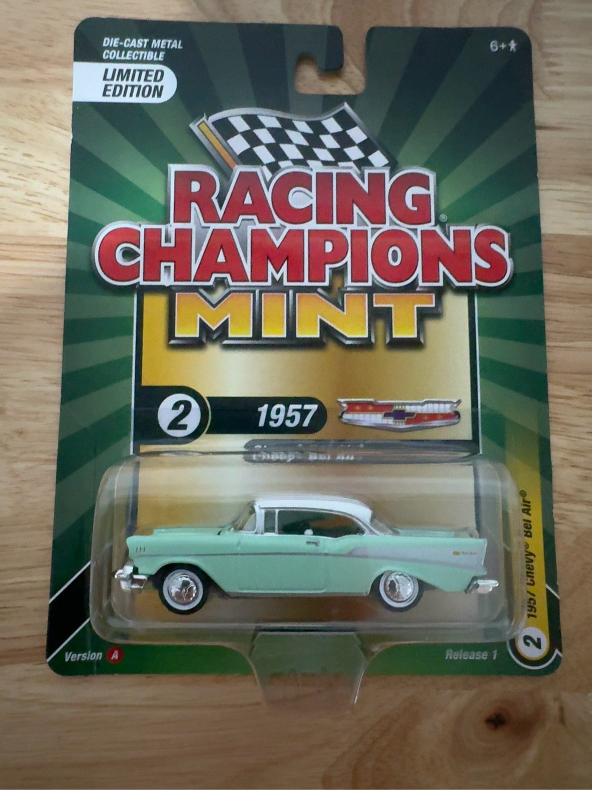 Racing Champions Mint 2026 1957 Chevy Bel Air front package view