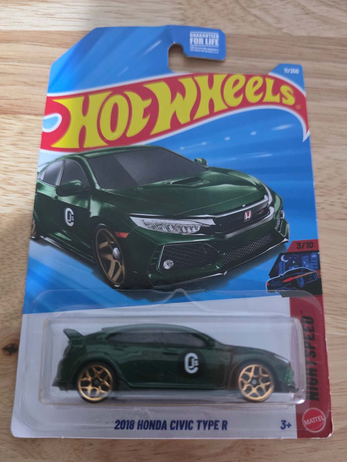 Hot Wheels 2018 Honda Civic Type R | Nightspeed 3/10 | 11/250