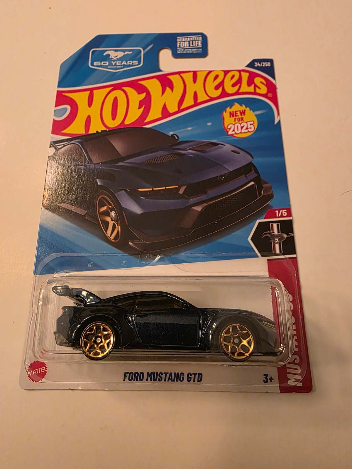 Hot Wheels Ford Mustang GTD | Mustang 60th 1/5 | 34/250