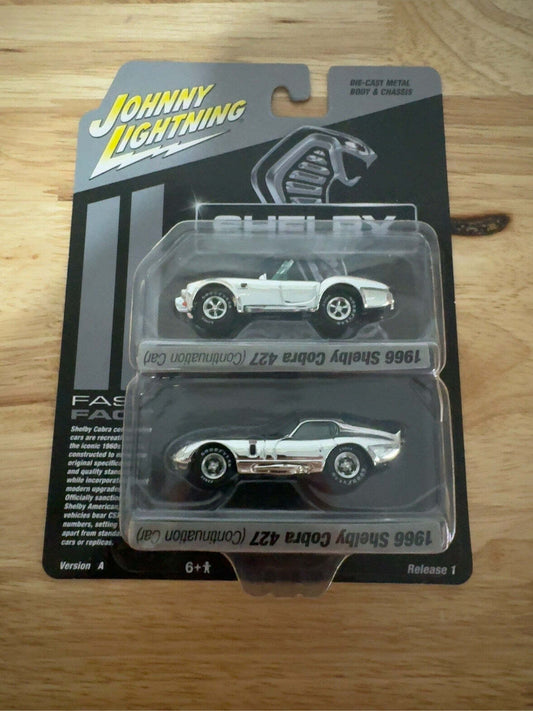 Johnny Lightning 2025 1966 Shelby Cobra 427 & Shelby Cobra Daytona | R1A Error