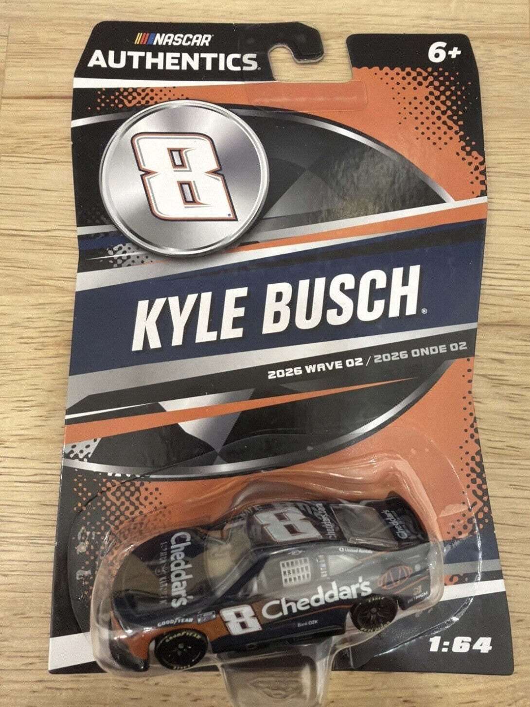 NASCAR Authentics Kyle Busch #8 Wave 2 2026 Cheddars Chevy 1/64 Diecast