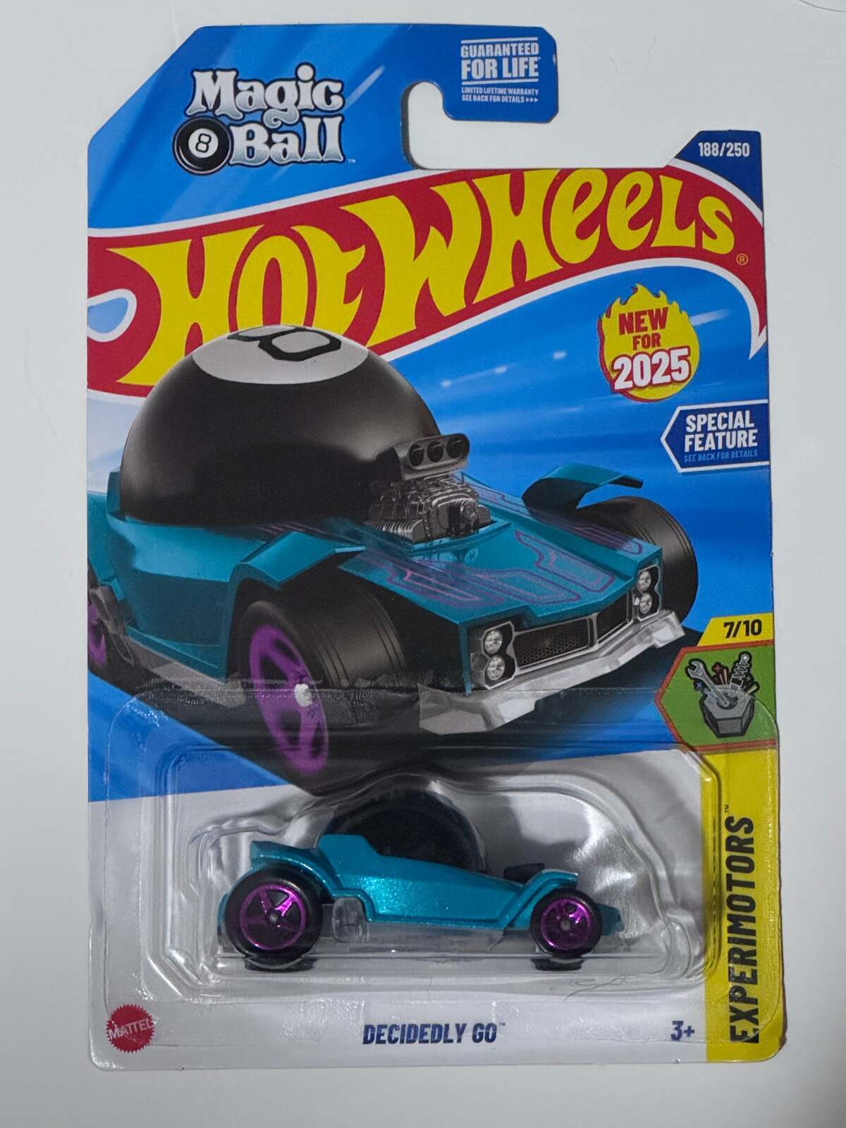 Hot Wheels Decidedly Go Magic 8 Ball Experimotors 7/10 2025