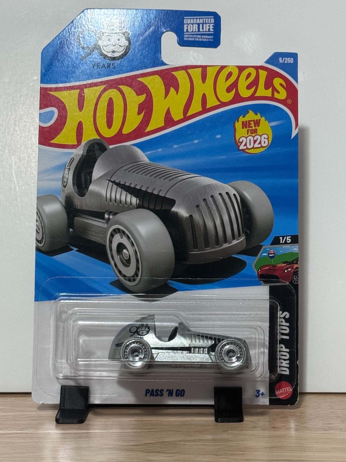 Hot Wheels Pass 'N Go | Monopoly 90 Years | Drop Tops 1/5 | 5/250 | 2026
