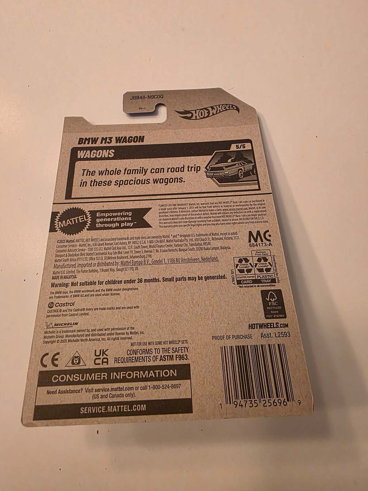 Hot Wheels BMW M3 Wagon | Wagons 5/5 | 245/250